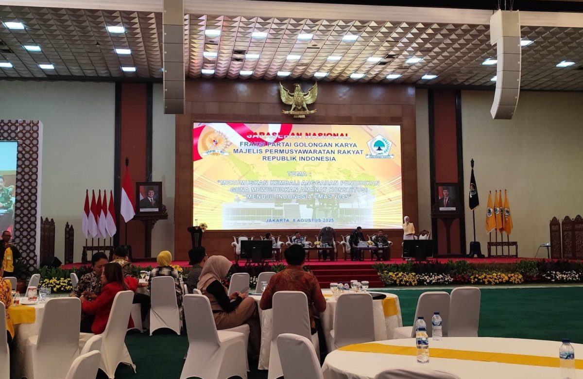 Sarasehan Nasional Fraksi Golkar MPR RI (Kemal Syahid/Satuimpresi.com)